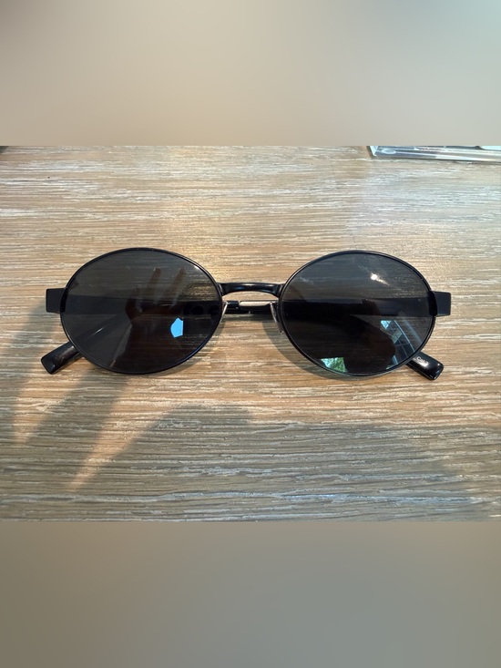 Saint Laurent Accessories - Saint Laurent Black Round Women's Sunglasses